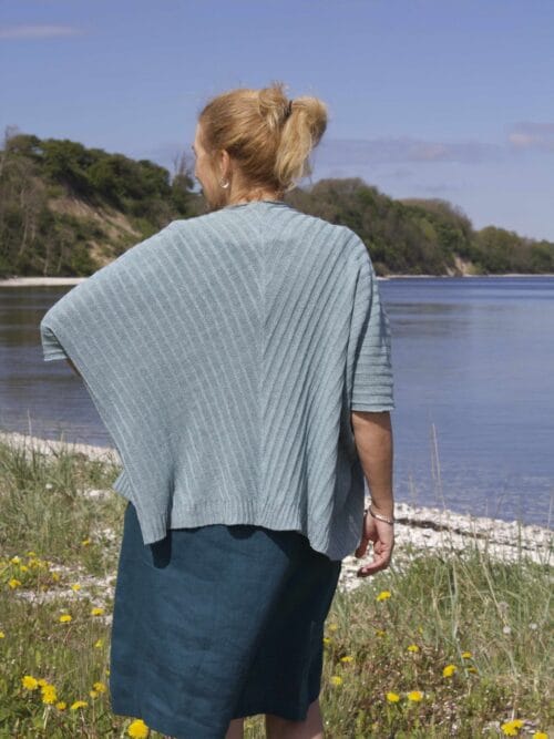 Cardigan i hør